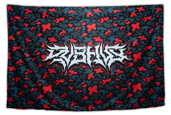 Red Camo Tapestry
